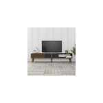Nola meuble tv design bois et anthracite 180 cm