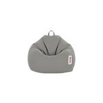 Ohau pouf poire d'extrieur 130x115cm gris