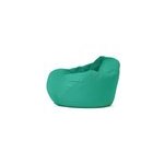 Ohau pouf poire d'extrieur 130x115cm turquoise