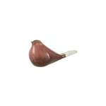 Oiseau verre rose h. 10cm