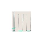 Pack 3 accessoires 2 balançoires et 1 fa Pack 3 accessoires 2 balançoires et 1 fa