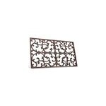 Paillasson rectangulaire fonte fonte