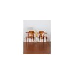 Paire de chaises bistro en bois n�1127