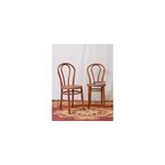 Paire de chaises de bistrot en bois courb� n�995