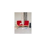 Paire de chauffeuses en bois n�73