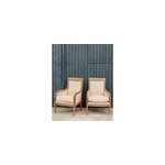Paire de fauteuils bergre n523