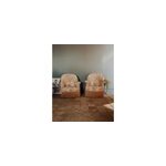 Paire de fauteuils crapaud en tissu n�748