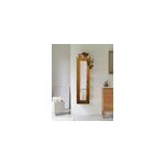 Palo - colonne � suspendre avec miroir en bois massif de manguier