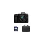 Panasonic lumix g9 ii noir + 12 - 60 f3. 5 - 5. 6 + sac et carte sd 4 go