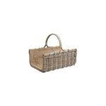 Panier  bches osier et jute 50 cm