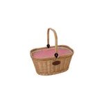 Panier galcire chantilly vichy rouge