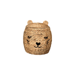 Panier en jacinthe d'eau, kitty le chat Panier en jacinthe d'eau, kitty le chat