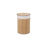 Panier � linge 48l rond bambou