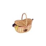 Panier en osier campagne vichy orange Panier en osier campagne vichy orange