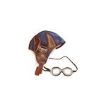 Panoplie pilote vintage marron Panoplie pilote vintage marron