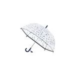 Parapluie enfant transparent bleu