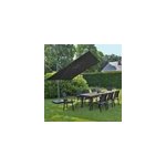 Parasol d�port� noir 3x3 m celestia