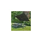 Parasol d�port� noir 4x3 m mercuria