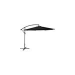 Parasol d�port� oahu rond 3, 50m de diam�tre noir