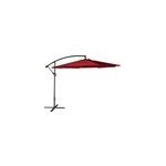 Parasol d�port� oahu rond 3m de diam�tre rouge