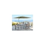 Parasol d�port� rectangulaire inclinable melhia laurier - 4 x 3 m - hesp�ride