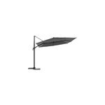 Parasol d�port� rectangulaire melhia anthracite - 4 x 3 m - hesp�ride