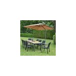 Parasol d�port� taupe 3x3 m celestia