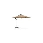 Parasol d�port� - taupe - rectangulaire - 315 x 249 x 262 cm taupe