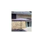 Parasol droit gris 4x3 m pegasia