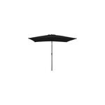 Parasol droit hapuna rectangulaire 2x3m noir