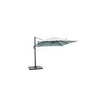 Parasol avec pied excentr� en acier