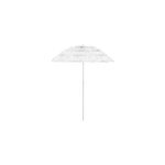 Parasol de plage hawaii 180 cm blanc 180 x 180 x 180 cm