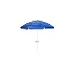 Parasol de plage inclinable 2, 2 m avec 220 x 220 x 220 cm bleue