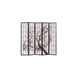 Paravent 5 pans shoji cerisier