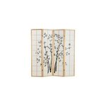 Paravent bois 4 pans bambou clair