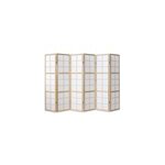 Paravent bois 6 pans clair