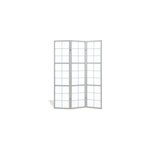 Paravent gris shoji 3 panneaux