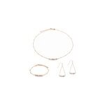 Parure piana en pierres labradorite