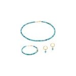 Parure serena en pierres apatite