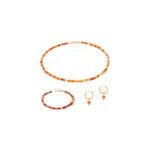 Parure serena en pierres cornaline