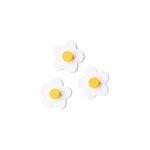 Pat�res murales fleur blanches (3 pi�ces)