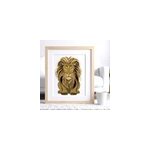 Peinture aux pochoirs facile enfants et adultes lion cadeau cr�atif diy