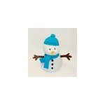 Peluche bouillotte bonhomme de neige dehoussable warmies