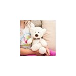 Peluche bouillotte ours blanc