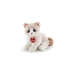 Peluche chat blanc beige 20 cm Peluche chat blanc beige 20 cm