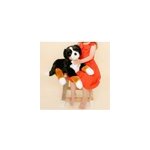 Peluche chien ferdinand assis 60 cm