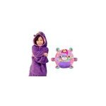 Peluche convertible en sweat - shirt en peluche ultra doux, 60x47cm.