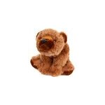 Peluche extra doux et moelleux. design ours brun. 30 cm.