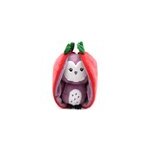 Peluche flipetz chouette fraise Peluche flipetz chouette fraise