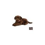 Peluche g�ant labrador chocolat 60 cm